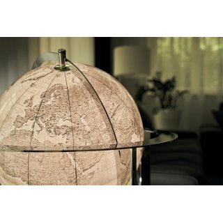 Handkaschierter Stand-Leuchtglobus ZFS 50 80, � 50 cm