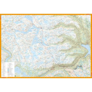 Hardangervidda �st, Rjukan & Gaustatoppen 1:50.000