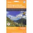 Hardangervidda �st, Rjukan & Gaustatoppen 1:50.000