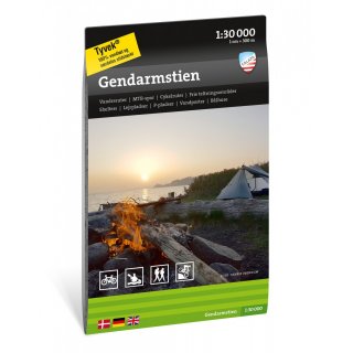 Gendarmstien (Gendarmensteig) 1:30.000