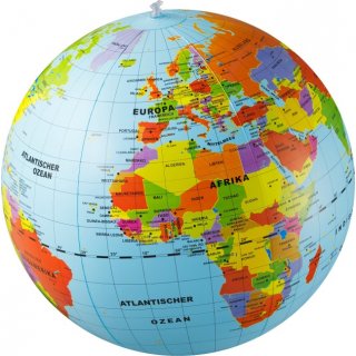 Globus politisch aufblasbar 40 cm