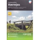 H&aelig;rvejen (Heerweg) Wanderatlas 1:50.000