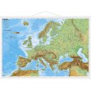 Europa, physisch 1 : 7 500 000. Wandkarte Kleinformat mit...