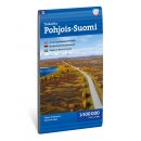 Pohjois-Suomi Nordfinnland Stra&szlig;enkarte 1:500 000
