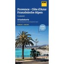 ADAC Urlaubskarte Provence, Franz&ouml;siche Alpen, Cote...