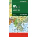 Welt - Politisch-Physisch (gefaltet) - 1:20 Mio.