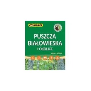 Bialowieza-Urwald und Umgebung Wanderkarte 50T
