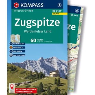 Zugspitze, Werdenfelser Land, 60 Touren mit Extra-Tourenkarte