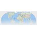 Politische Karte der Erde in Equal-Earth-Projektion