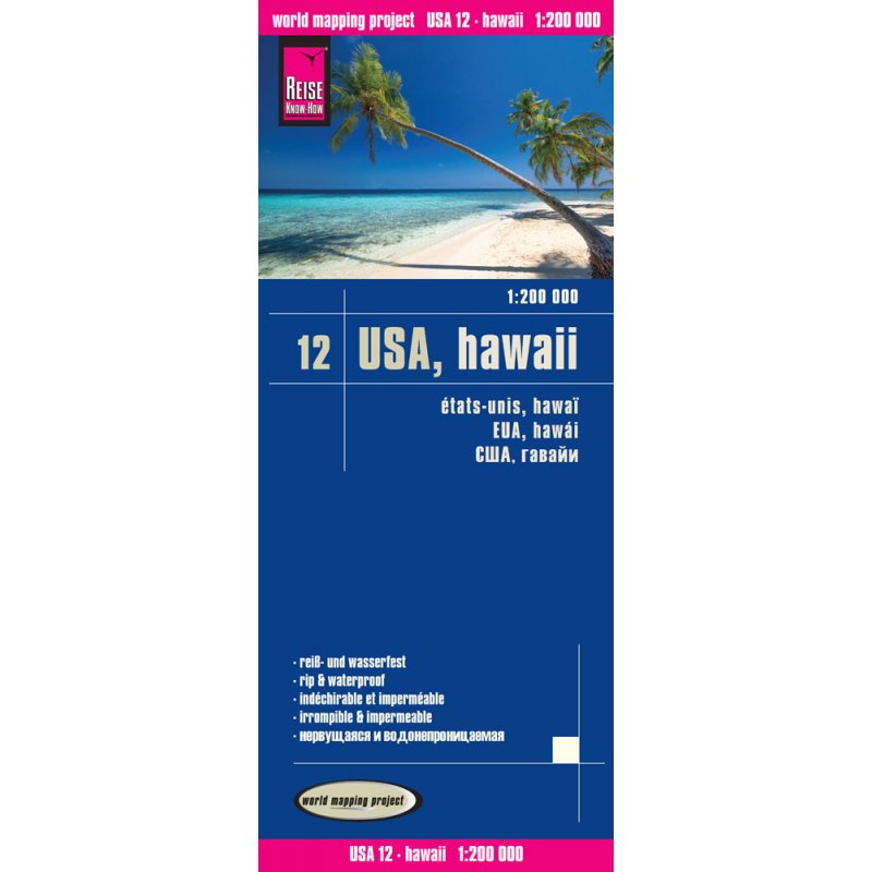 Usa Hawaii 1 200 000 Landkartenschropp De Online Shop