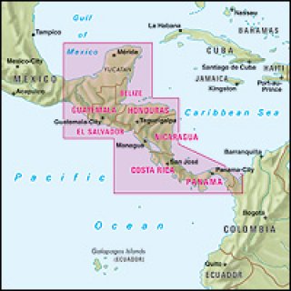 Central America / Costa Rica 1:1.750.000 / 1:900.000