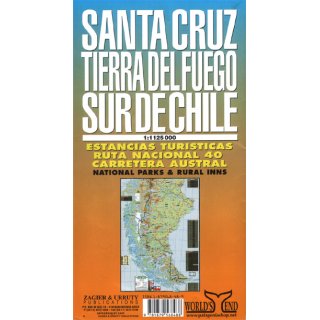 Santa Cruz/Tierra del Fuego/Sur de Chile 1:1.125.000