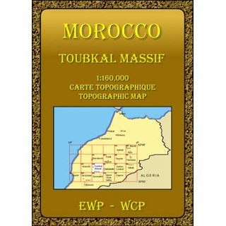 Morocco (HH): Toubkal Massif  1:160.000