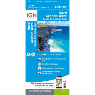 Guadeloupe: Nord Grande-Terre Pointe de la Grande Vigie 1:25.000