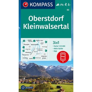 WK 03 Oberstdorf, Kleinwalsertal 1:25.000