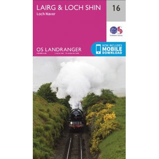 No.  16 - Lairg & Loch Shin, Loch Naver 1:50.000
