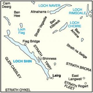 No.  16 - Lairg & Loch Shin, Loch Naver 1:50.000