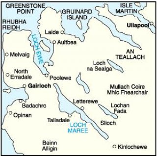 No.  19 - Gairloch & Ullapool, Loch Maree 1:50.000