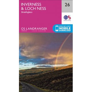 No.  26 - Inverness & Loch Ness, Strathglass 1:50.000