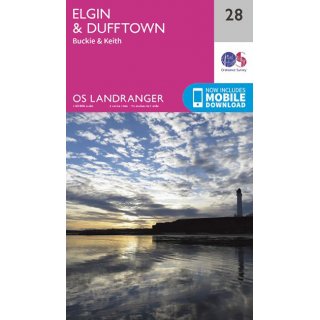 No.  28 - Elgin & Dufftown, Buckie & Keith 1:50.000