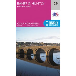 No.  29 - Banff & Huntly, Portsoy & Turriff 1:50.000