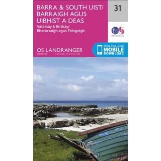 No.  31 - Barra & South Uist, Vatersay & Eriskay 1:50.000