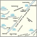 No.  34 - Fort Agustus, Glen Albyn & Glen Roy 1:50.000