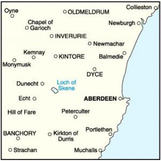 No.  38 - Aberdeen, Inverurie & Pitmedden 1:50.000