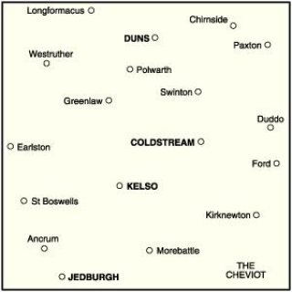 No.  74 - Kelso & Coldstream, Jedburgh & Duns 1:50.000