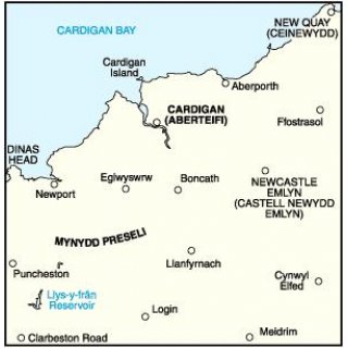 No. 145 - Cardigan & Mynydd Preseli 1:50.000