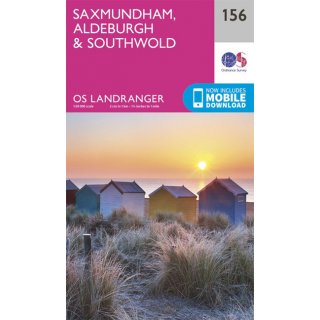 No. 156 - Saxmundham, Aldeburgh & Southwold 1:50.000