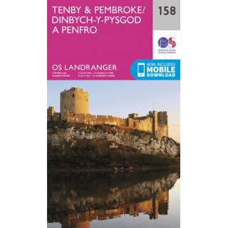 No. 158 - Tenby & Pembroket 1:50.000
