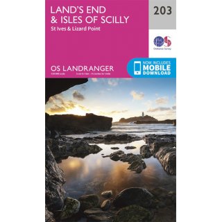 No. 203 - Lands End & Isles of Scilly 1:50.000