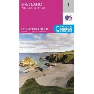 No.   1 - Shetland - Yell, Unst & Fetlar 1:50.000
