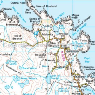 No.   1 - Shetland - Yell, Unst & Fetlar 1:50.000