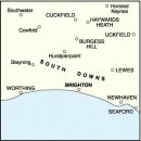 No. 198 - Brighton & Lewes, Haywards Heath 1:50.000