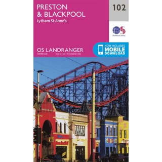 No. 102 - Preston & Blackpool 1:50.000