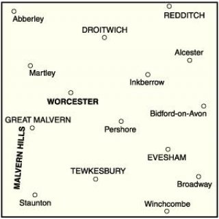 No. 150 - Worcester & The Malverns 1:50.000