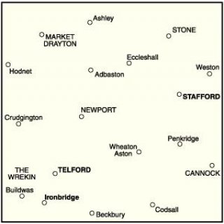 No. 127 - Stafford & Telford, Ironbridge 1:50.000