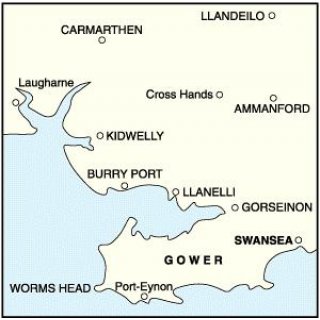No. 159 - Swansea & Gower, Carmarthen 1:50.000