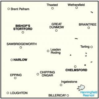 No. 167 - Chelmsford, Harlow & Bishops Stortford 1:50.000