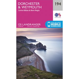No. 194 - Dorchester & Weymouth 1:50.000