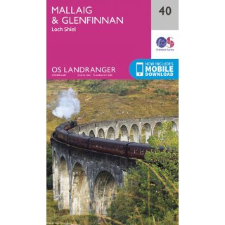 No.  40 - Mallaig & Glennfinnan 1:50.000