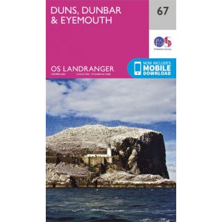 No.  67 - Duns, Dunbar & Eyemouth 1:50.000