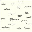 No. 188 - Maidstone & Royal Tunbridge Wellst 1:50.000