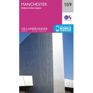 No. 109 - Manchester, Bolton & Warrington 1:50.000