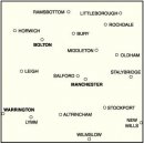 No. 109 - Manchester, Bolton & Warrington 1:50.000