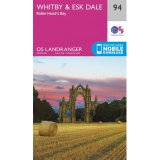 No.  94 - Whitby & Esk Dale, Robin Hoods Bay 1:50.000