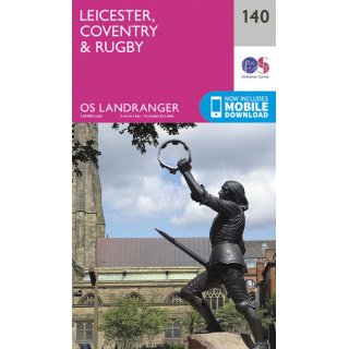 No. 140 - Leicester, Coventry & Rugby 1:50.000
