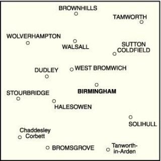 No. 139 - Birmingham & Wolverhampton 1:50.000